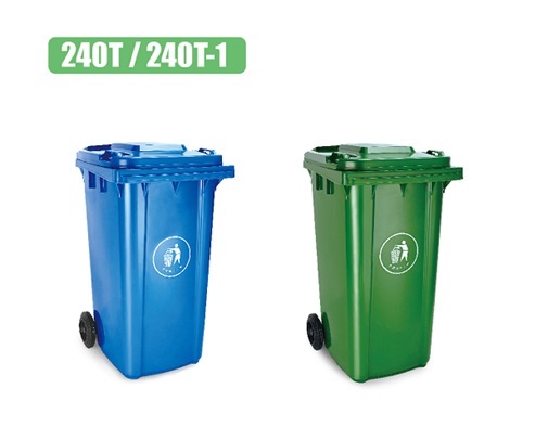 240升塑料垃圾桶（挂车）