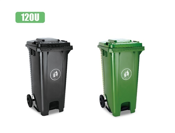 120升塑料垃圾桶（挂车）